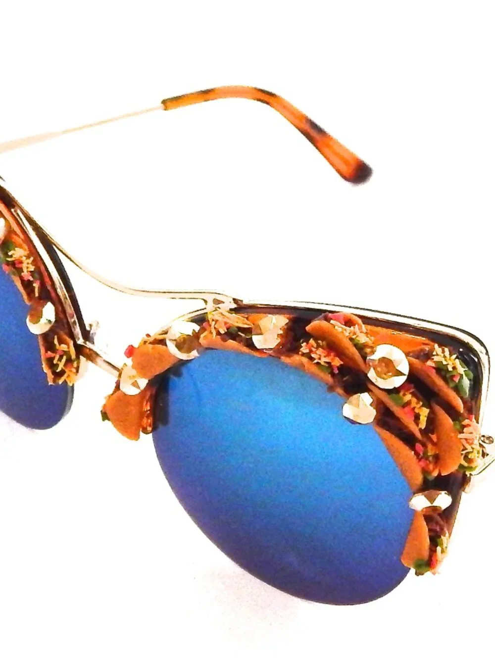 GASOLINE GLAMOUR HOLY TACOMOLE HONEY SUNGLASSES 🌮🌮🌮